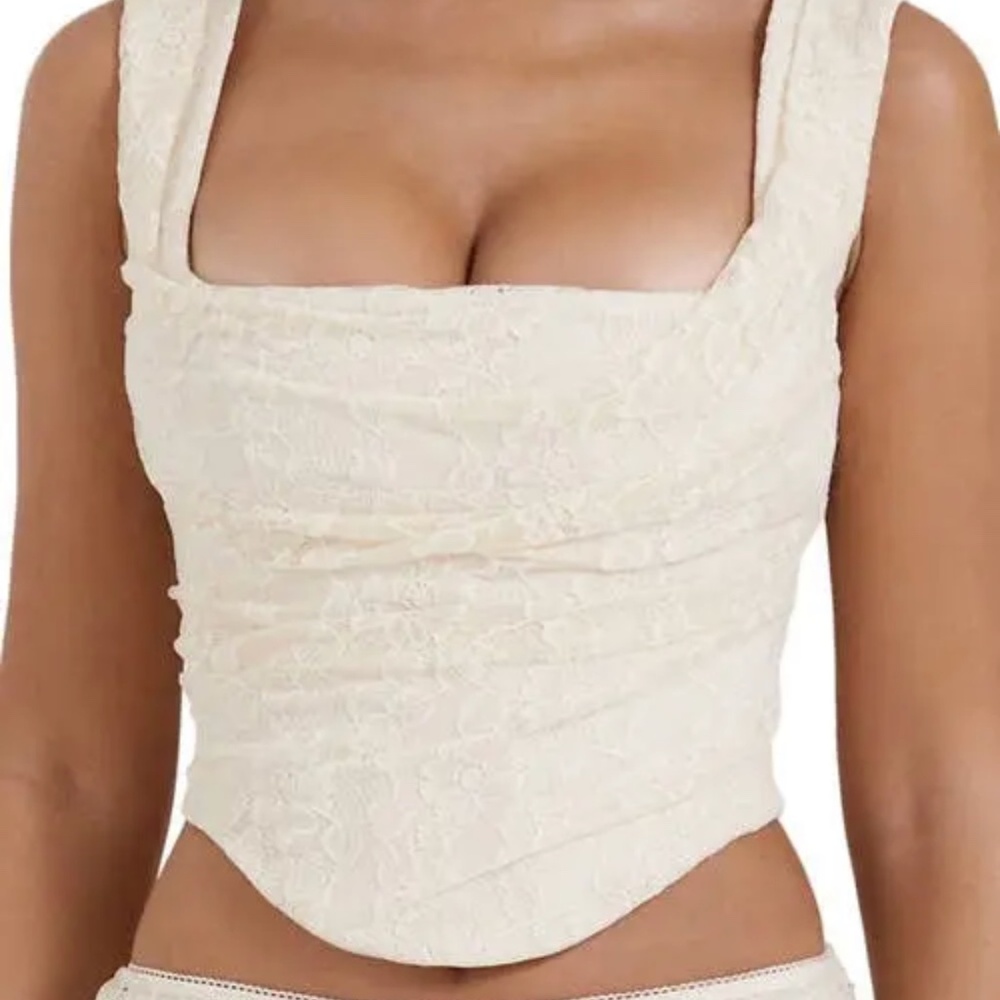 house of cb una vintage floral corset